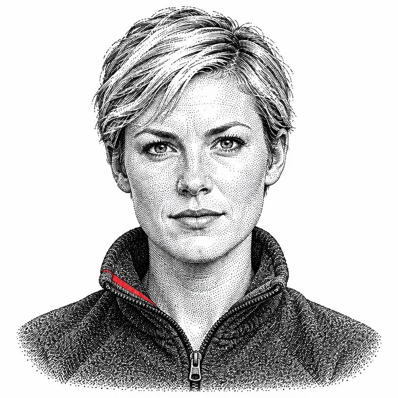 Illustrated portrait of Eilidh Grant