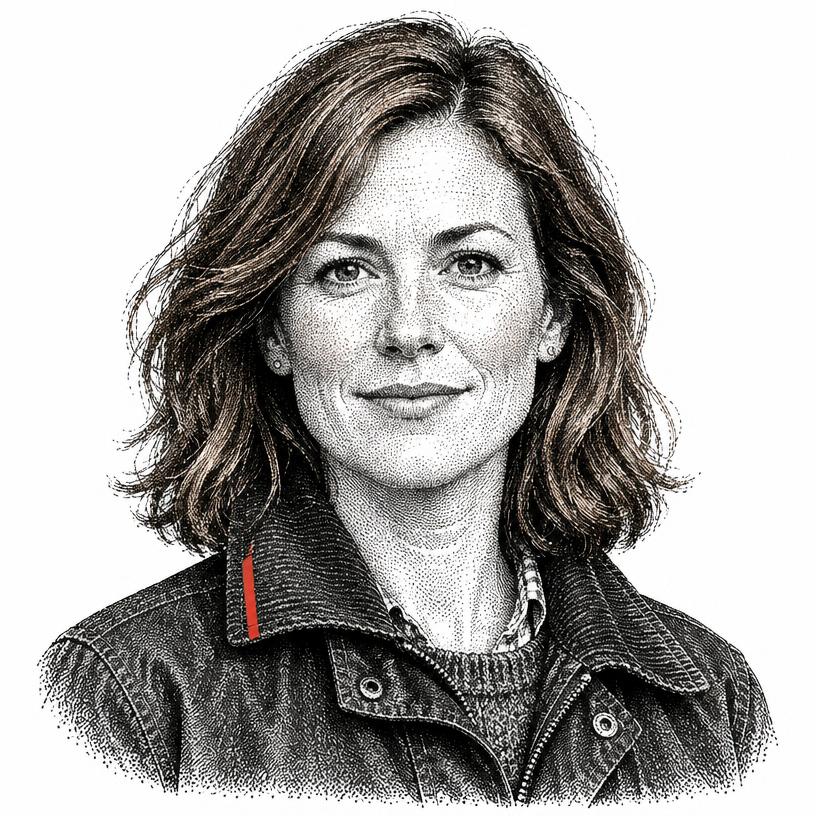 Illustrated portrait of Fiona MacLeod